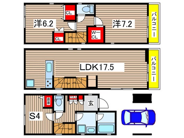 Kolet稲田堤＃10の物件間取画像